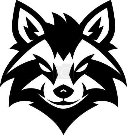 Raccoon - high quality vector logo - vector illustration ideal for t-shirt graphic