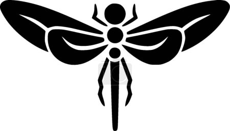Dragonfly - logo vectoriel de haute qualité - illustration vectorielle idéale pour le graphique de t-shirt