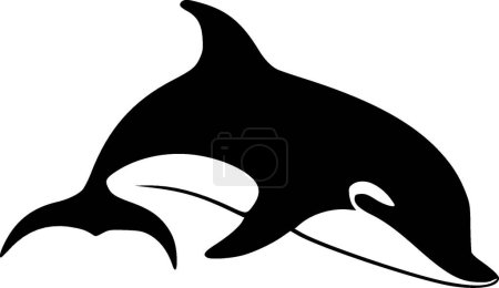 Dolphin - logo vectoriel de haute qualité - illustration vectorielle idéale pour le graphique de t-shirt