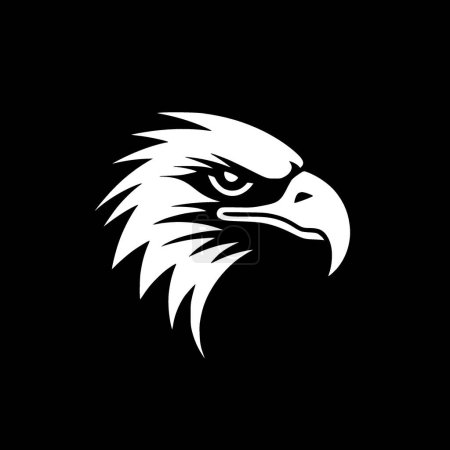 Ilustración de Águila - logotipo vectorial de alta calidad - ilustración vectorial ideal para el gráfico de la camiseta - Imagen libre de derechos