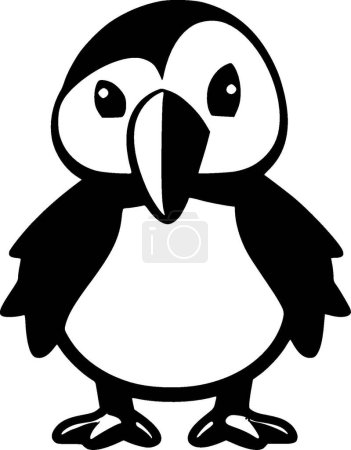 Puffin - high quality vector logo - vector illustration ideal for t-shirt graphic