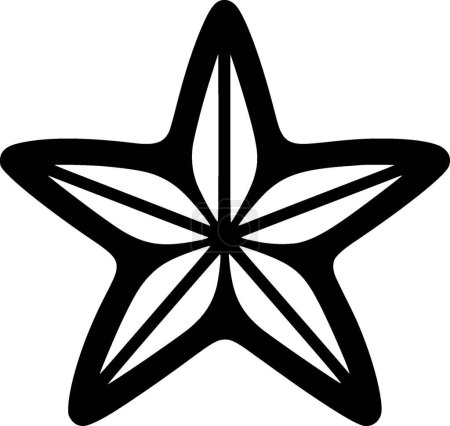 Estrella de mar - logotipo vectorial de alta calidad - ilustración vectorial ideal para el gráfico de la camiseta