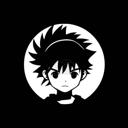 Anime - hochwertiges Vektor-Logo - Vektor-Illustration ideal für T-Shirt-Grafik