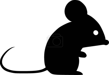 Mouse - high quality vector logo - vector illustration ideal for t-shirt graphic