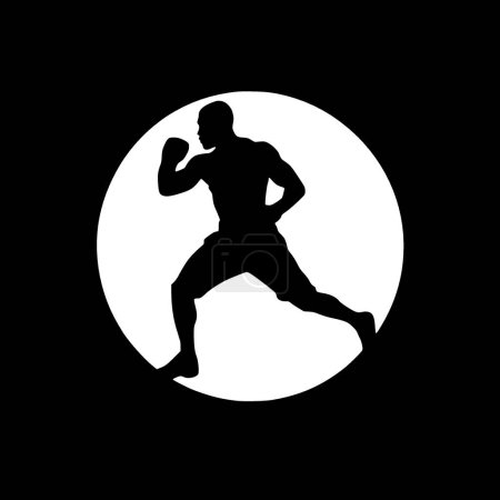 Boxeo - logotipo vectorial de alta calidad - ilustración vectorial ideal para el gráfico de camisetas