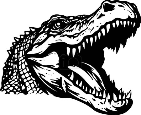 Illustration for Crocodile - high quality vector logo - vector illustration ideal for t-shirt graphic - Royalty Free Image