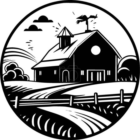 Farm - hochwertiges Vektor-Logo - Vektor-Illustration ideal für T-Shirt-Grafik