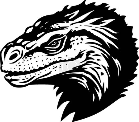Komodo dragon - high quality vector logo - vector illustration ideal for t-shirt graphic