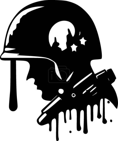 Krieg - hochwertiges Vektor-Logo - Vektor-Illustration ideal für T-Shirt-Grafik