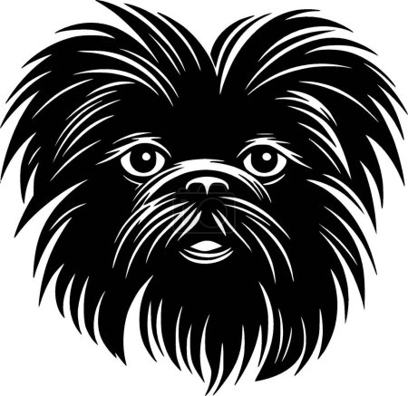 Affenpinscher - hochwertiges Vektor-Logo - Vektor-Illustration ideal für T-Shirt-Grafik