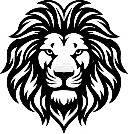 Cecil - icône isolée en noir et blanc - illustration vectorielle