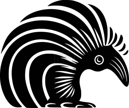 Echidna - high quality vector logo - vector illustration ideal for t-shirt graphic