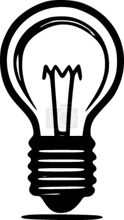 Illustration for Light bulb - high quality vector logo - vector illustration ideal for t-shirt graphic - Royalty Free Image