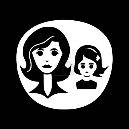 Mom - hochwertiges Vektor-Logo - Vektor-Illustration ideal für T-Shirt-Grafik