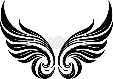 Flügel - hochwertiges Vektor-Logo - Vektor-Illustration ideal für T-Shirt-Grafik