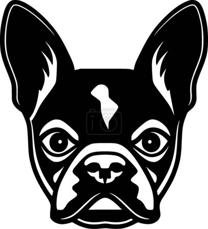 Boston terrier - high quality vector logo - vector illustration ideal for t-shirt graphic