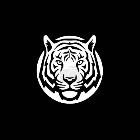 Tigre - logotipo vectorial de alta calidad - ilustración vectorial ideal para el gráfico de camisetas