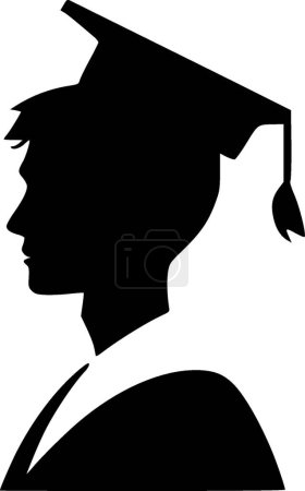 Graduate - high quality vector logo - vector illustration ideal for t-shirt graphic
