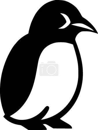 Pingüino - logotipo vectorial de alta calidad - ilustración vectorial ideal para el gráfico de la camiseta