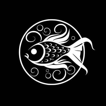 Clownfish - minimalistische und einfache Silhouette - Vektorillustration