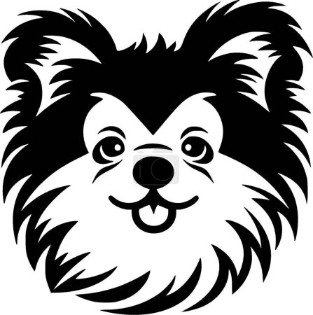 Pomeranian - high quality vector logo - vector illustration ideal for t-shirt graphic