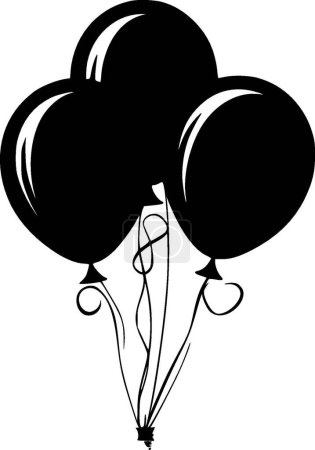 Balloons - high quality vector logo - vector illustration ideal for t-shirt graphic