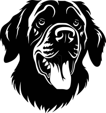 Rottweiler dog - high quality vector logo - vector illustration ideal for t-shirt graphic