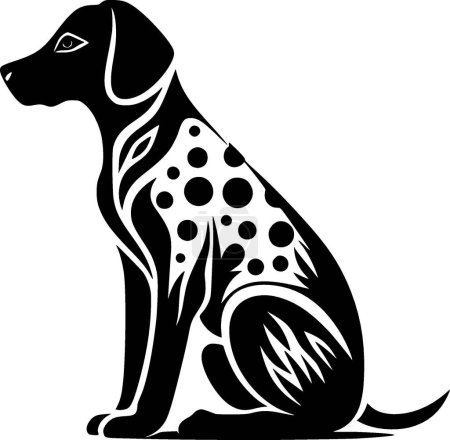 Dalmatiner - hochwertiges Vektor-Logo - Vektor-Illustration ideal für T-Shirt-Grafik