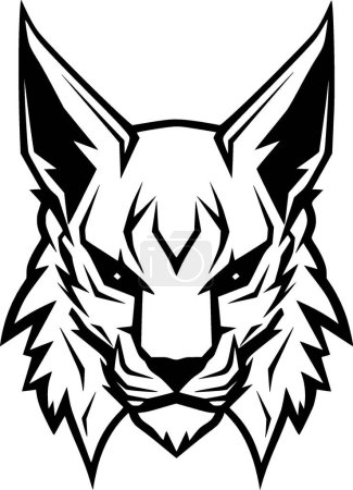 Lynx - hochwertiges Vektor-Logo - Vektor-Illustration ideal für T-Shirt-Grafik