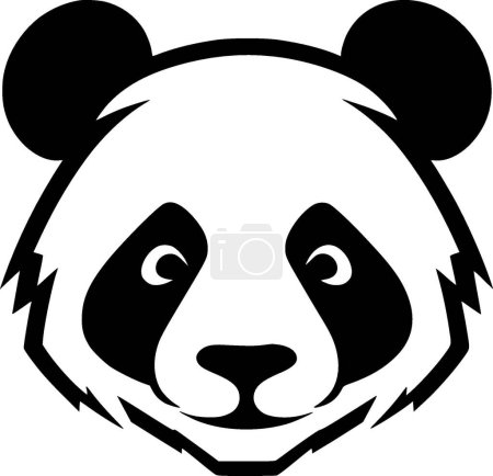 Panda - hochwertiges Vektor-Logo - Vektor-Illustration ideal für T-Shirt-Grafik