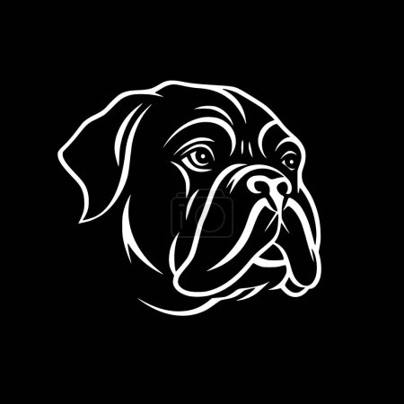 Pug - high quality vector logo - vector illustration ideal for t-shirt graphic