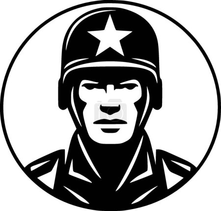 Armee - hochwertiges Vektor-Logo - Vektor-Illustration ideal für T-Shirt-Grafik