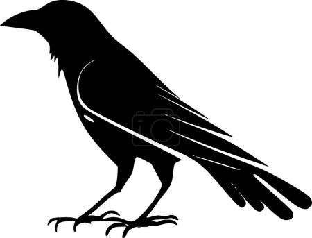 Crow - hochwertiges Vektor-Logo - Vektor-Illustration ideal für T-Shirt-Grafik