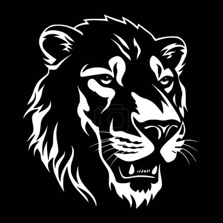 Rhodesian - icono aislado en blanco y negro - ilustración vectorial