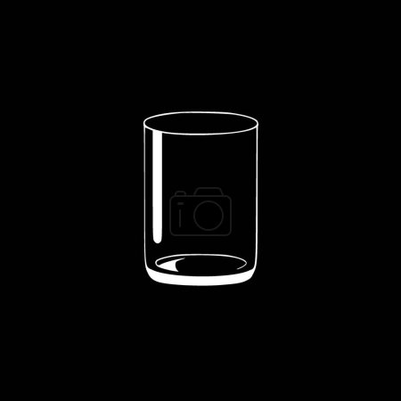 Glasdose - hochwertiges Vektor-Logo - Vektor-Illustration ideal für T-Shirt-Grafik