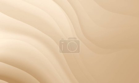 Foto de Gradiente de color marrón brillante abstracto con líneas de onda diseño gráfico textura fondo. Uso para el concepto de estilo de vida de naturaleza saludable cosmética. - Imagen libre de derechos