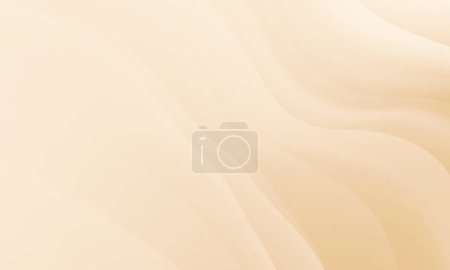 Foto de Gradiente de colores cremosos marrón blanco abstracto con líneas de onda diseño gráfico textura fondo. Uso para cosméticos concepto de naturaleza. - Imagen libre de derechos