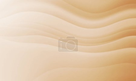 Photo for Abstract white brown creamy colors gradient with wave lines graphic design texture background. Use for cosmetics nature concept. - Royalty Free Image