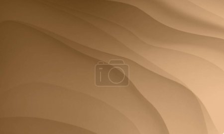 Photo for Abstract brown color gradient with wave lines graphic design texture background. Use for cosmetic healthy nature lifestyle concept. - Royalty Free Image