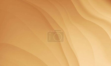 Photo for Abstract white brown cream colors gradient with wave lines graphic design texture background. Use for cosmetics nature concept. - Royalty Free Image