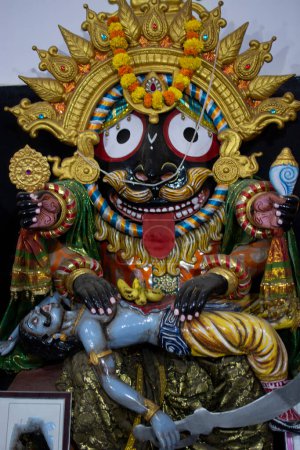 Foto de Jagannath es una encarnación del señor Vishnu y considerado como el dios supremo por los hindúes - Imagen libre de derechos