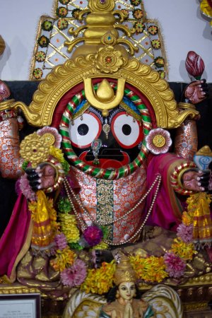 Téléchargez les photos : Jagannath est une incarnation du seigneur Vishnu et considéré comme le dieu suprême par les hindous - en image libre de droit