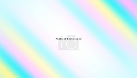 Photo for Pastel neon rainbow. Template for presentation. Cover to web design. Abstract colorful gradient. Simple form and blend of color spaces. Multi Color Gradient Vector Background. - Royalty Free Image