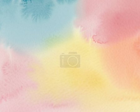 Foto per Colorato acquerello gradazione sfondo materiale - Immagine Royalty Free