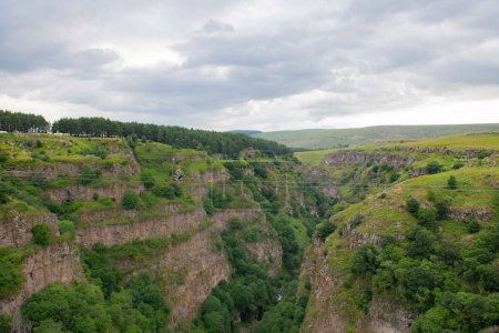 Dashbashi Canyon in Georgia is very picturesque in summer. High quality photo