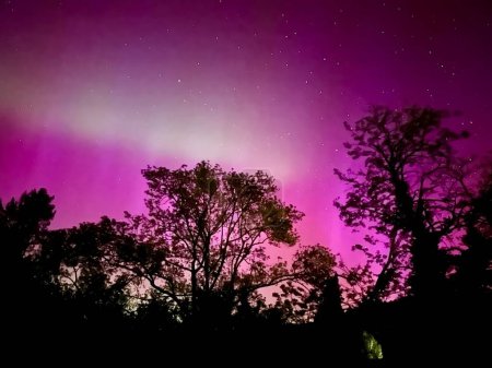Exceptional Northern Lights Display Over France: A Rare Solar Flare Event Illuminating the Night Sky on May 10, 2024