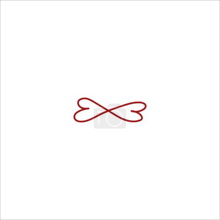 Ilustración de Infinito símbolo vector icono ilustración diseño - Imagen libre de derechos