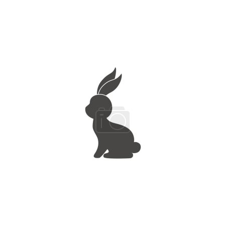 Téléchargez les illustrations : Lapin icône de lapin vecteur - en licence libre de droit