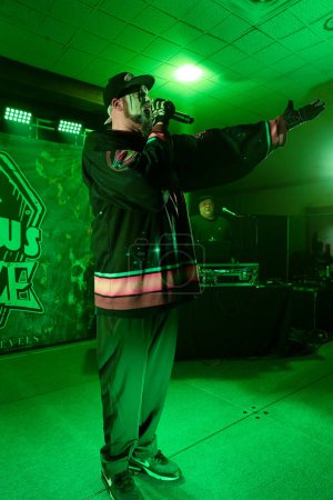 Photo for Blaze and the ROC perform at the Astronomicon 6 Convention at Burton Manor in Livonia, Michigan on March 05, 2023 - Royalty Free Image