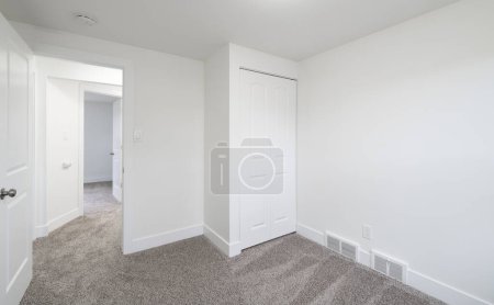 Photo for Older home has been renovated with new carpeting and fresh paint - Royalty Free Image